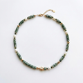 Green Jade Beaded Necklace