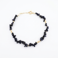 Blue Sandstone & Pearl Necklace