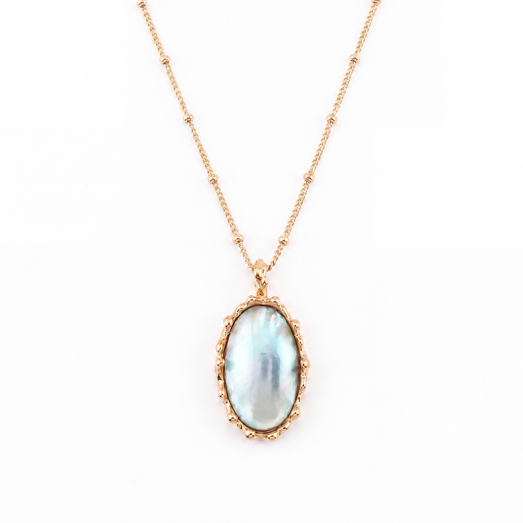 Mabé Pearl Pendant Necklace