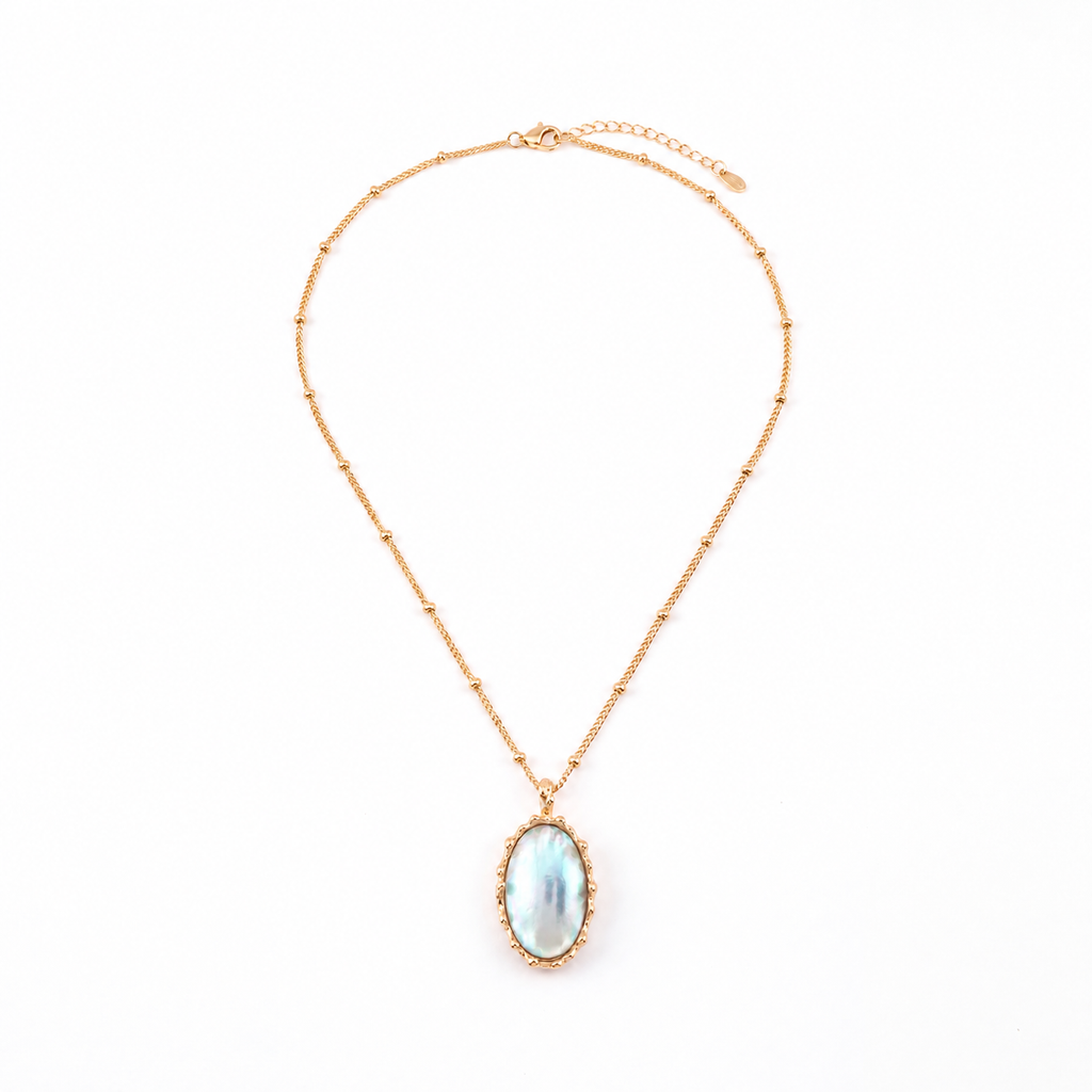 Mabé Pearl Pendant Necklace