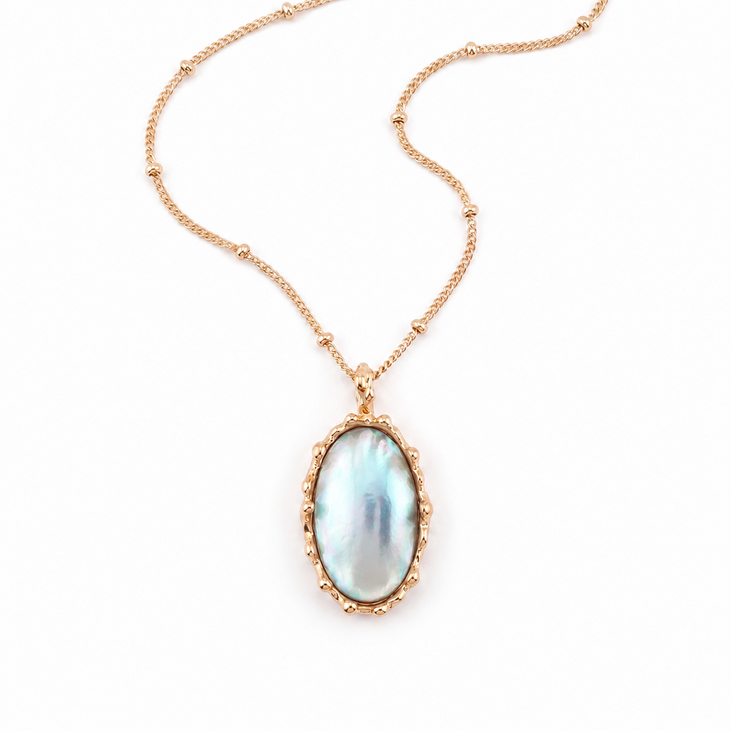 Mabé Pearl Pendant Necklace